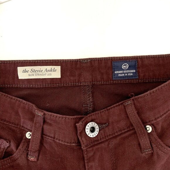 Adriano Goldschmied AG Pants 26R Women Stevie Ankl - Picture 5 of 7